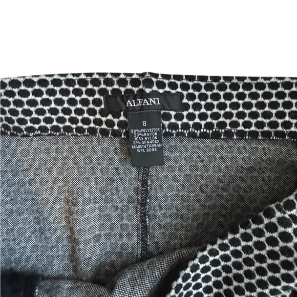 Alfani Black and White Patterned Pencil Skirt - Picture 2 of 7